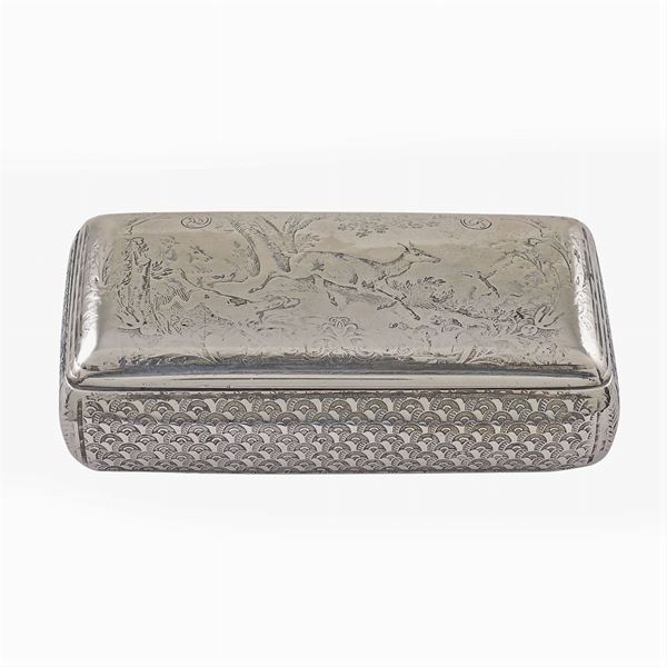 Tabacchiera in argento