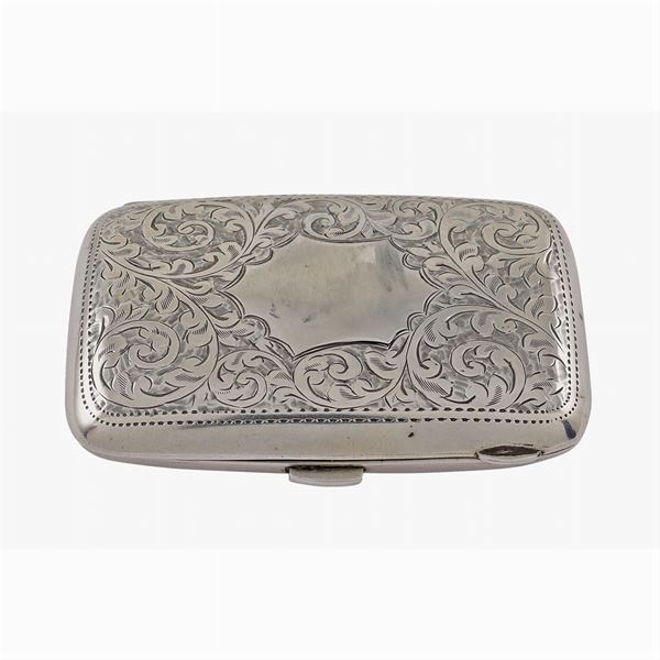 An English silver box
