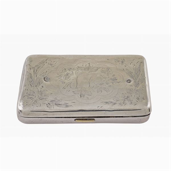 A silver box
