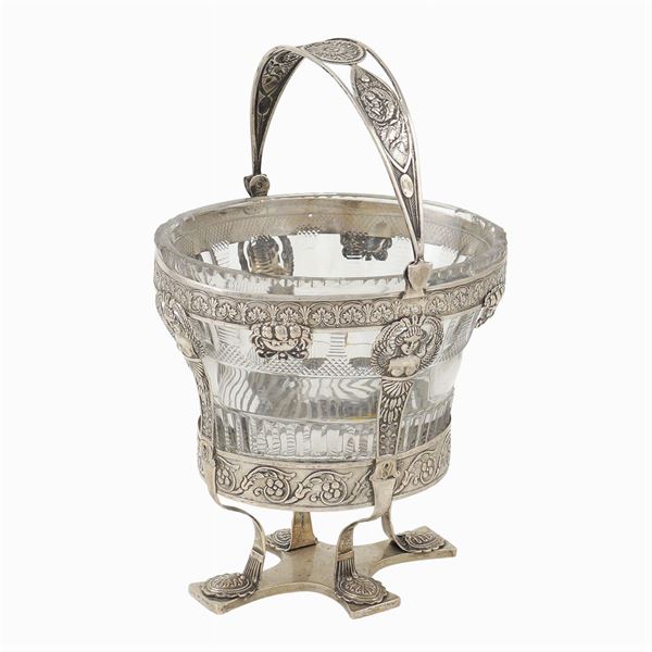 Cesto in argento  (Berlino, fine XVIII Sec.)  - Asta GIOIELLI E OROLOGI  - Colasanti Casa d'Aste