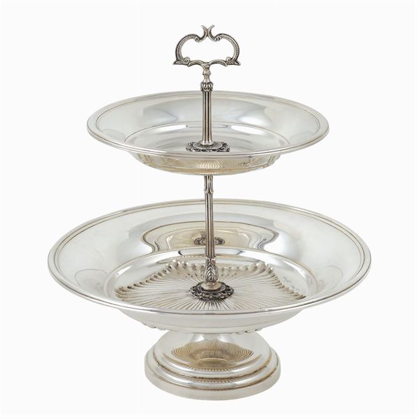 A silver stand