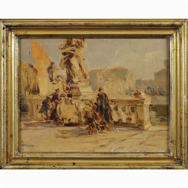 Angelo Brombo  (Chioggia, 1893 -1963)  - Auction Fine Art from Villa Astor and other private collections - Colasanti Casa d'Aste