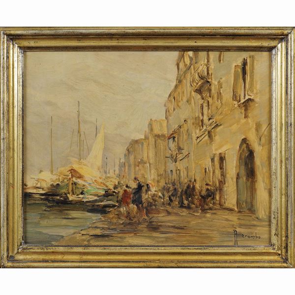 Angelo Brombo  (Chioggia, 1893 -1963)  - Auction Fine Art from Villa Astor and other private collections - Colasanti Casa d'Aste