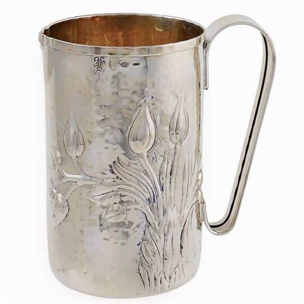 An Italian silver tankard