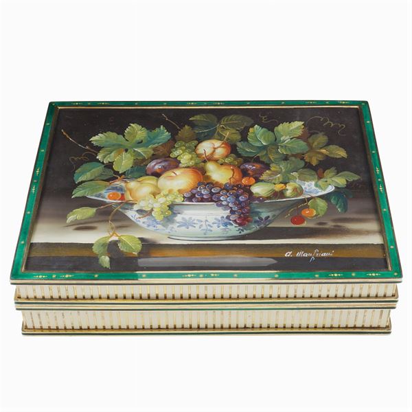 Scatola in argento vermeil titolo 925