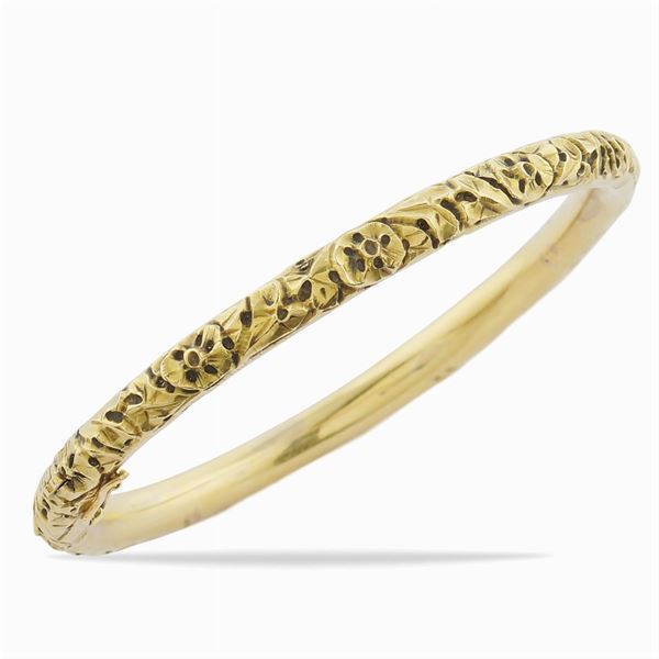 Bracciale Liberty a manetta in oro giallo 18kt