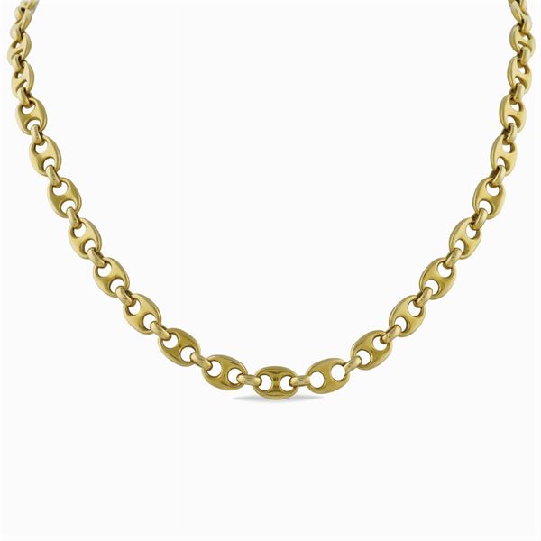 Pomellato, lunga collana in oro giallo 18kt
