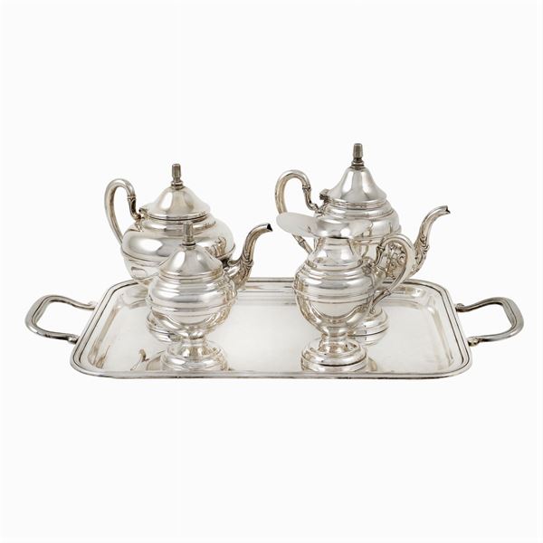 Servizio da the e caffè in argento  (Italia, XX Sec.)  - Asta GIOIELLI E OROLOGI  - Colasanti Casa d'Aste