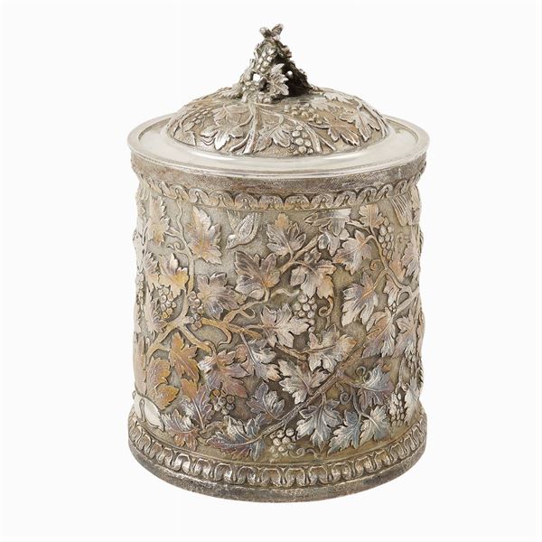 A silver ice bucket  (Milan, 20th century)  - Auction  FINE JEWELS - Colasanti Casa d'Aste