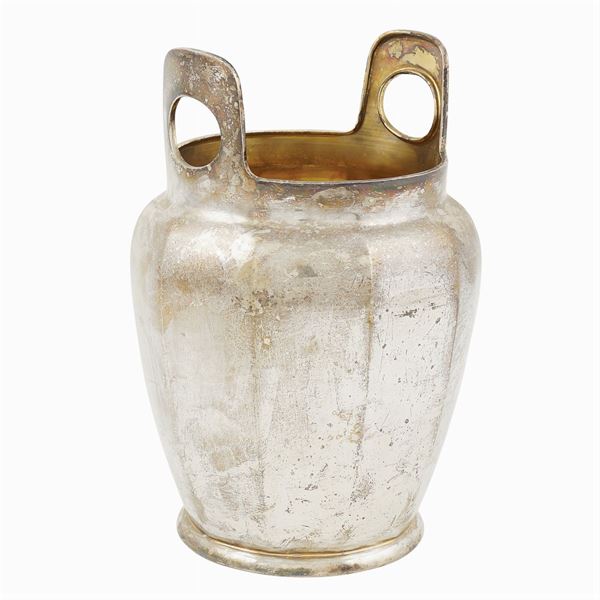 A silver ice bucket  (Italy, 20th century)  - Auction  FINE JEWELS - Colasanti Casa d'Aste