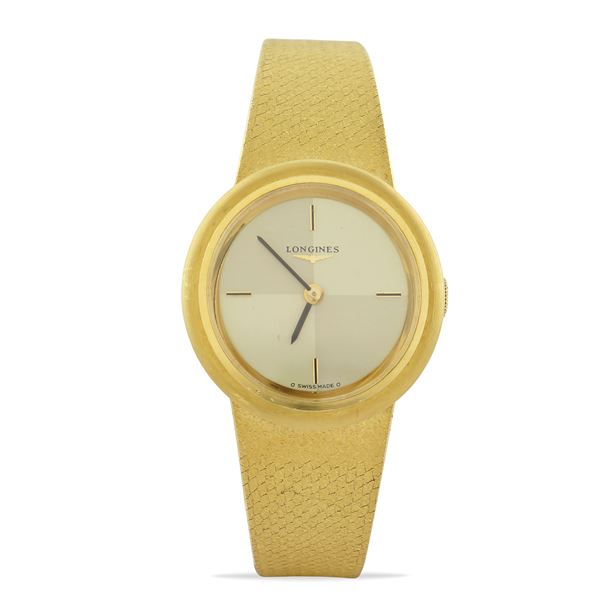 Longines, a 18kt gold lady watch