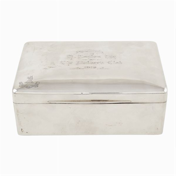 A silver cigarcase