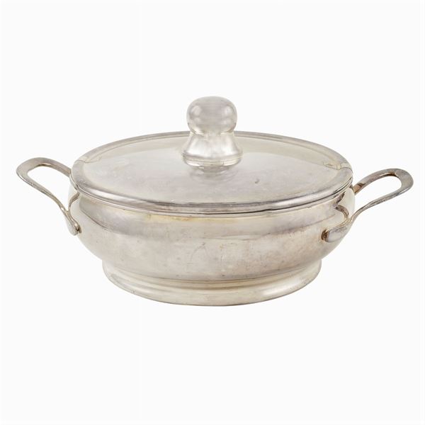 A circular silver tureen  (Italy, 20th century)  - Auction  FINE JEWELS - Colasanti Casa d'Aste