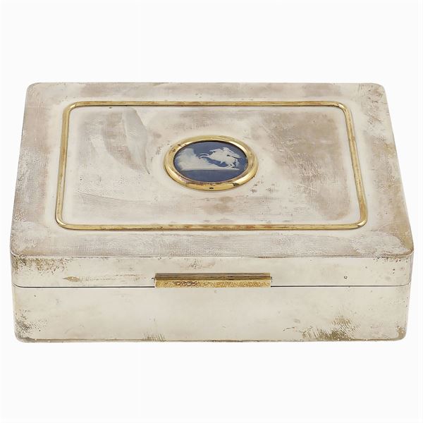 Bulgari, a silver box