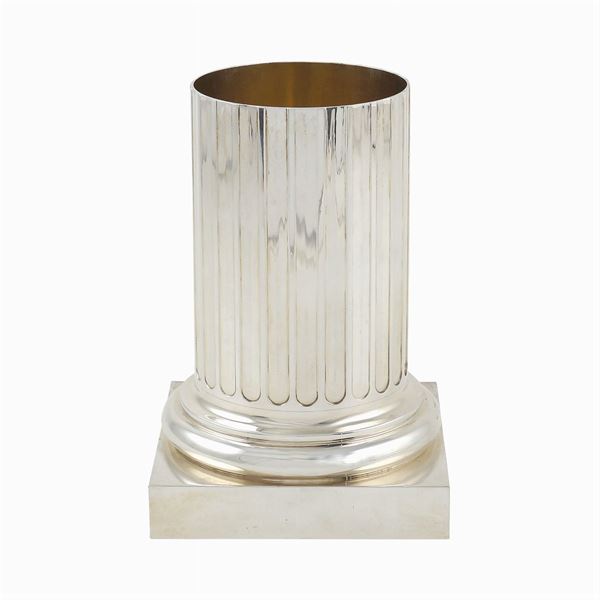 Bulgari, a silver column model