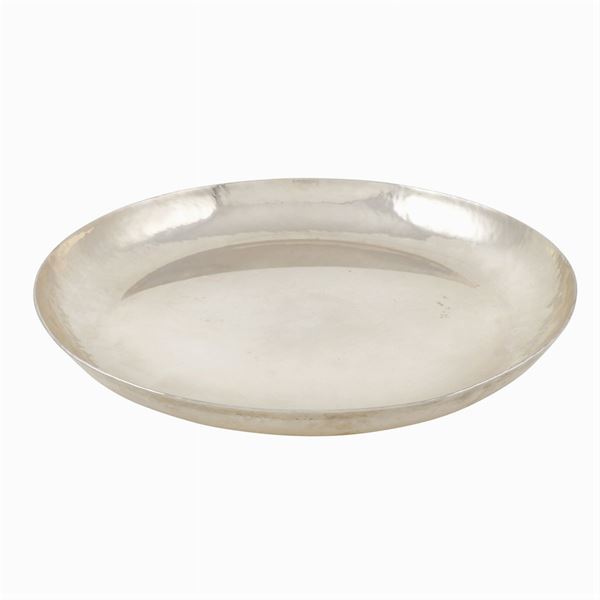 A circular silver tray  (Italy, 20th century)  - Auction  FINE JEWELS - Colasanti Casa d'Aste