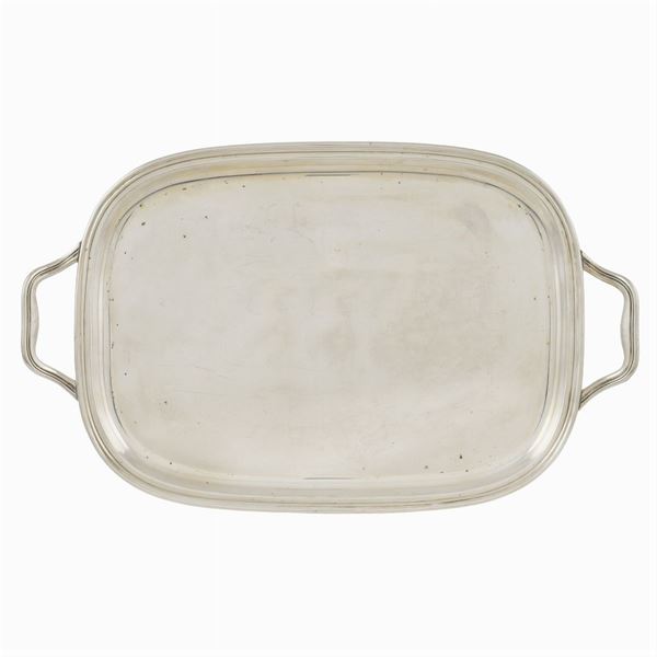 A silver tray  (Italy, 20th century)  - Auction  FINE JEWELS - Colasanti Casa d'Aste