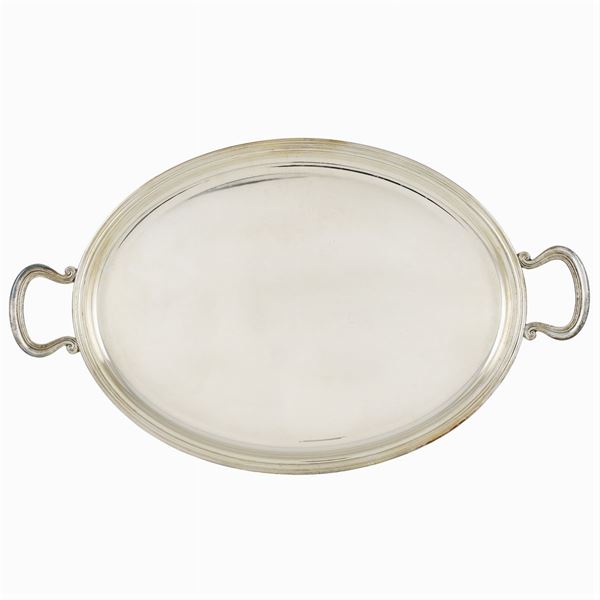 A silver tray  (Italy, 20th century)  - Auction  FINE JEWELS - Colasanti Casa d'Aste