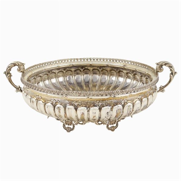 Centrotavola in argento  (Italia, XX Sec.)  - Asta GIOIELLI E OROLOGI  - Colasanti Casa d'Aste