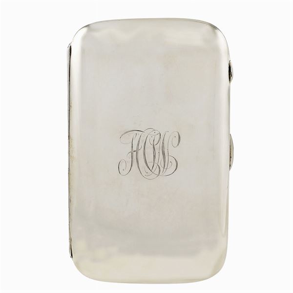 A silver cigarcase  (Birmingham, 1911)  - Auction  FINE JEWELS - Colasanti Casa d'Aste