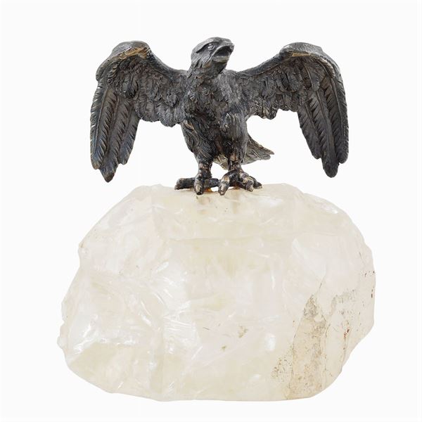 A silver eagle  (Italy, 20th century)  - Auction  FINE JEWELS - Colasanti Casa d'Aste
