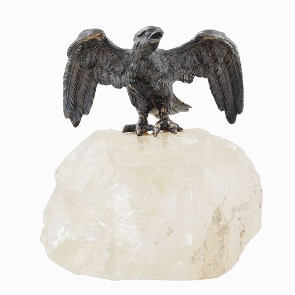 Aquila in argento  (Italia, XX Sec.)  - Asta GIOIELLI E OROLOGI  - Colasanti Casa d'Aste
