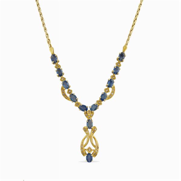 Collana in oro giallo 18kt