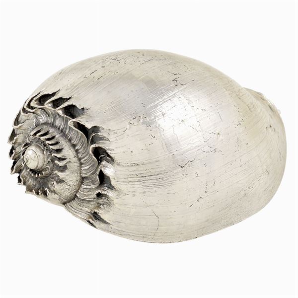 Conchiglia rivestita in argento  (XX Sec.)  - Asta GIOIELLI E OROLOGI  - Colasanti Casa d'Aste
