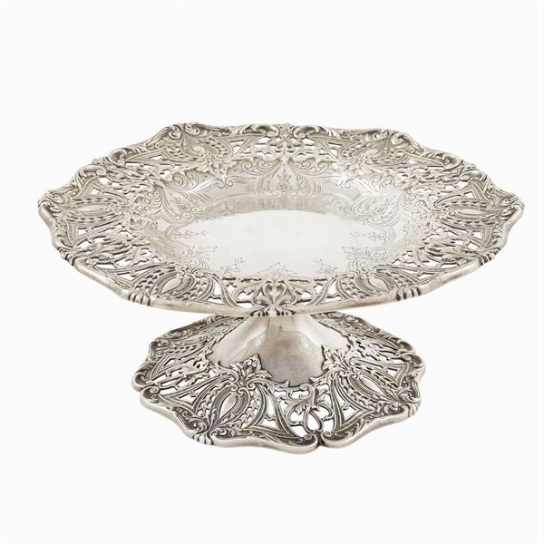 A silver stand