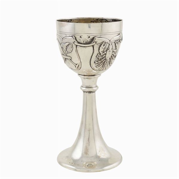 A silver chalice  (Germany, late 19th-early 20th century)  - Auction  FINE JEWELS - Colasanti Casa d'Aste