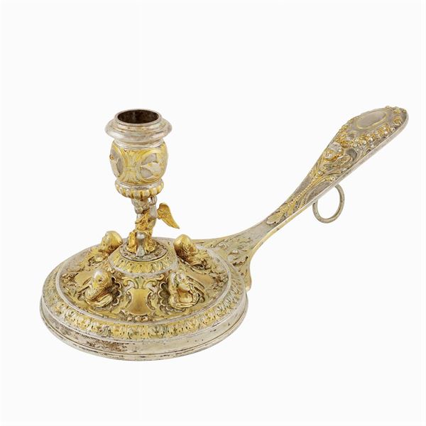 Bugia in argento vermeil