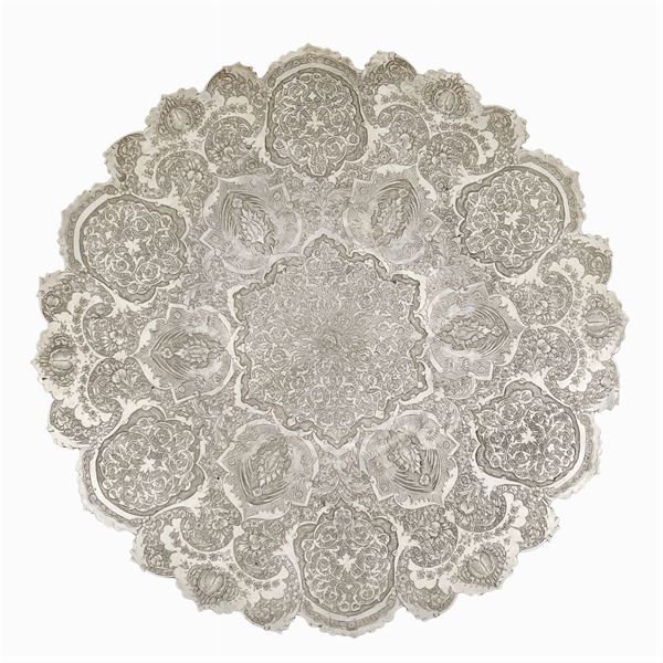 A silver stand