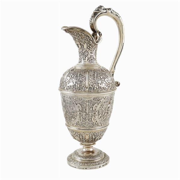 A silver spout