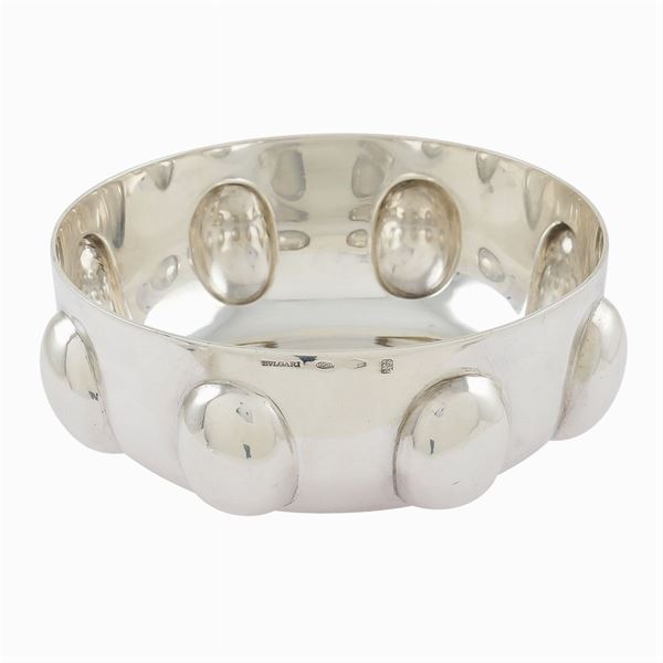 Bulgari, cestino in argento