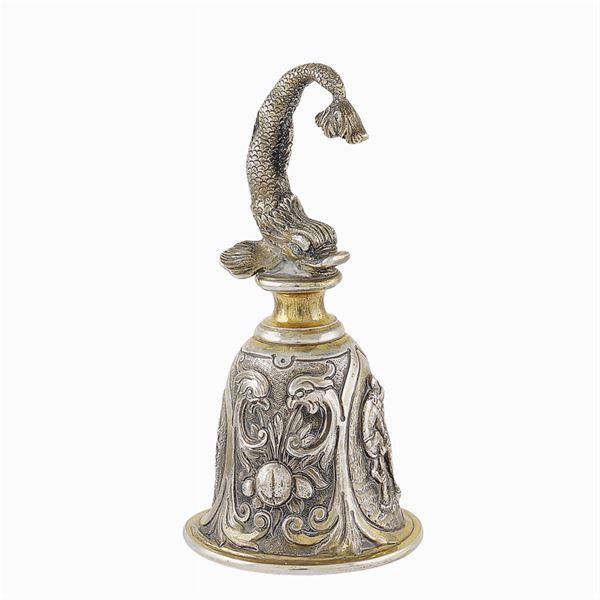 Campanello in argento  (Francia, XIX Sec.)  - Asta GIOIELLI E OROLOGI  - Colasanti Casa d'Aste
