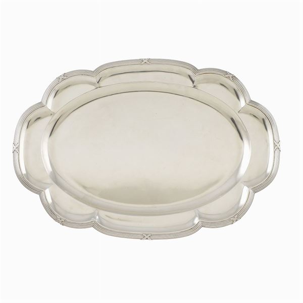 A silver tray  (Italy, 20th century)  - Auction  FINE JEWELS - Colasanti Casa d'Aste