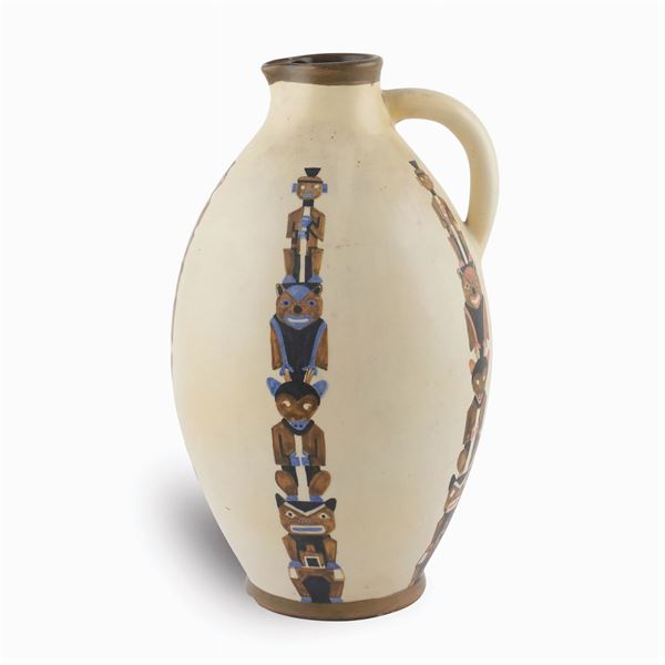 A Lenci ceramic carafe