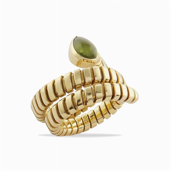Bulgari, anello serpente in oro giallo  (firmato)  - Asta GIOIELLI E OROLOGI  - Colasanti Casa d'Aste