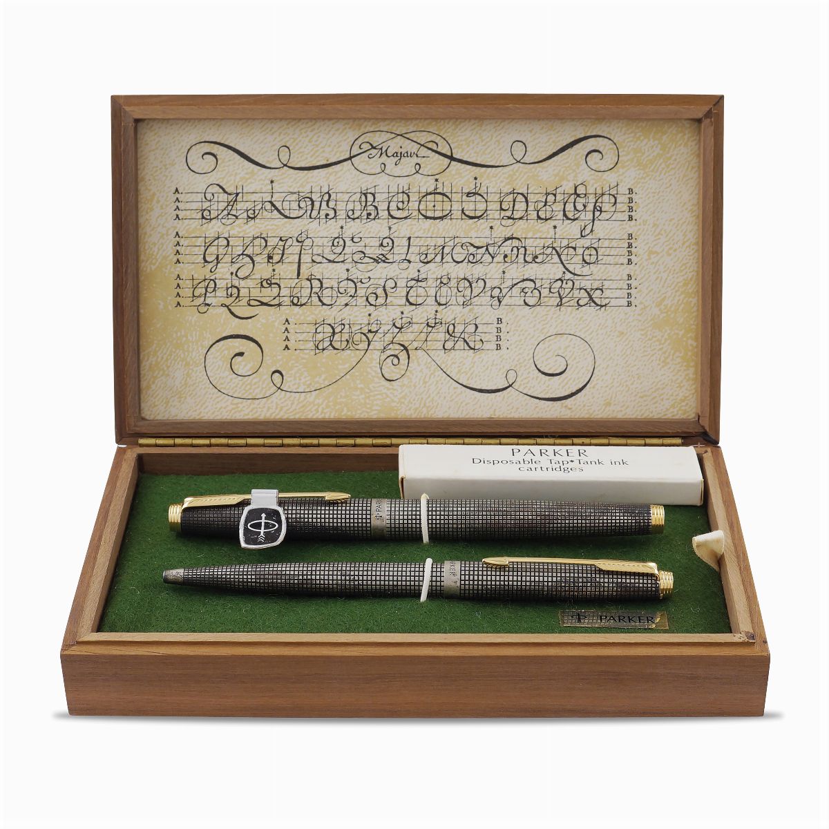 Collezione di tre penne stilografiche PARKER vintage e u…