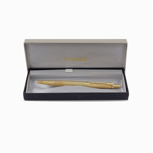 Parker, an 18kt gold ballpoint pen  (vintage)  - Auction MODERN AND CONTEMPORARY ART - Colasanti Casa d'Aste