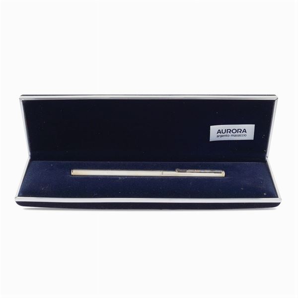 Aurora, Hastil a silver ballpointpen  (1970s)  - Auction MODERN AND CONTEMPORARY ART - Colasanti Casa d'Aste