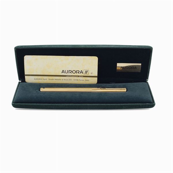 Aurora, Hastil penna stilografica in oro giallo 18kt  (anni '70)  - Asta ARTE MODERNA E CONTEMPORANEA - Colasanti Casa d'Aste