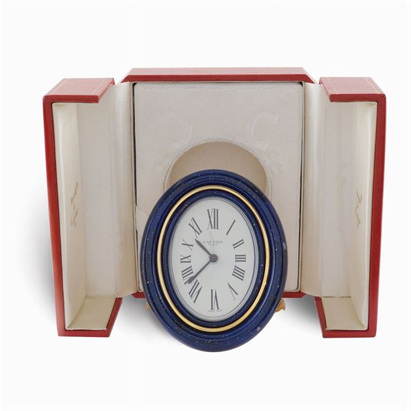 Cartier, orologio sveglia da tavolo