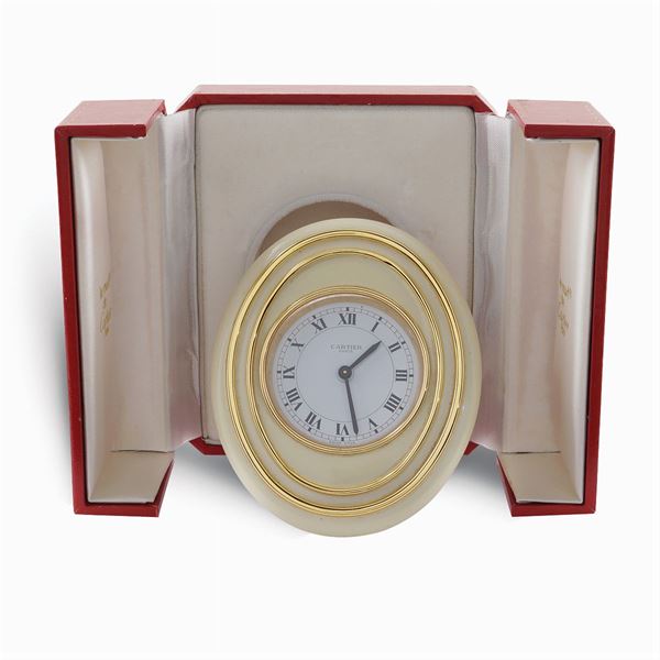 Cartier, an alarm table watch  (France, 20th century)  - Auction MODERN AND CONTEMPORARY ART - Colasanti Casa d'Aste