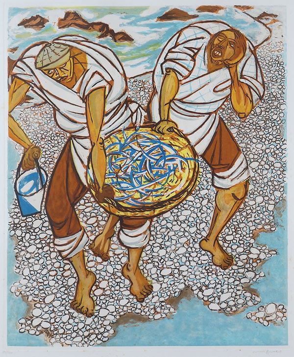 Giuseppe Migneco  (Messina 1903 - Milano 1997)  - Asta ARTE MODERNA E CONTEMPORANEA - Colasanti Casa d'Aste