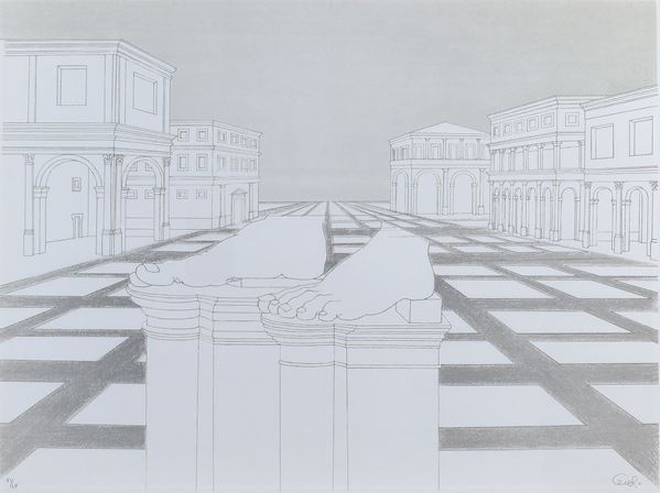 Mario Ceroli : Mario Ceroli  (Castel Frentano 1938)  - Asta ARTE MODERNA E CONTEMPORANEA - Colasanti Casa d'Aste