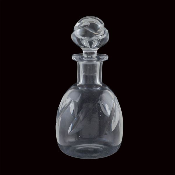 Baccarat, a crystal bottle  (France, 20th century)  - Auction MODERN AND CONTEMPORARY ART - Colasanti Casa d'Aste