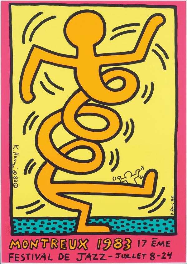 Keith Haring  (Reading 1958 - New York 1990)  - Auction MODERN AND CONTEMPORARY ART - Colasanti Casa d'Aste