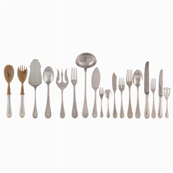 An Italian silver service (117)  (Italy, 20th century)  - Auction Fine jewels and watches, silver and coptic textile fragments - Colasanti Casa d'Aste