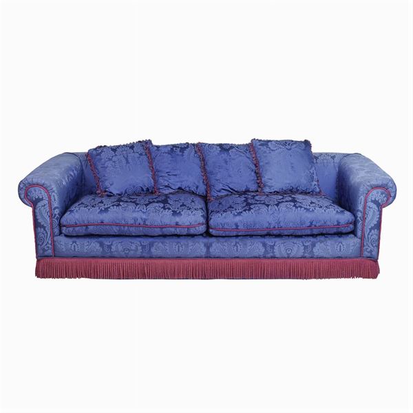 A three seat sofa